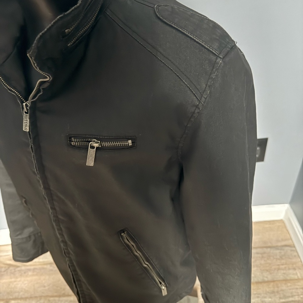 Buffalo David Bitton Black Zip-Up Jacket - Picture 3 of 4